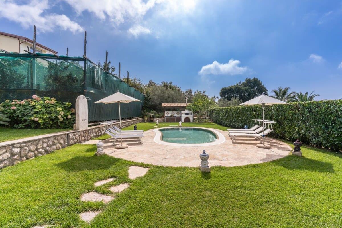 Villa Mimosa Rustic Elegance Views & Pool Massa Lubrense Ngoại thất bức ảnh