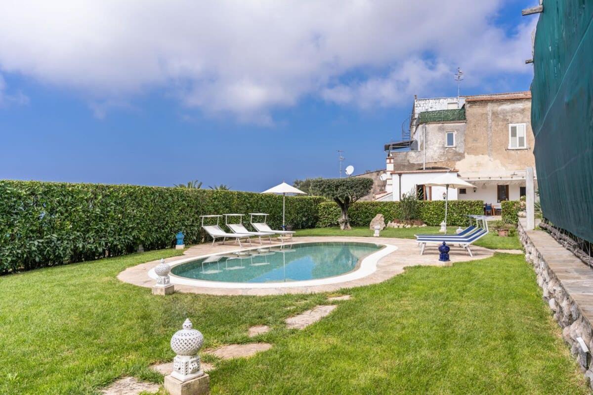 Villa Mimosa Rustic Elegance Views & Pool Massa Lubrense Ngoại thất bức ảnh